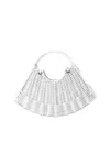 Wicker Wings Fan In White