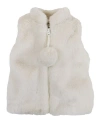 Widgeon Babies'  Faux Fur Zip Front Vest In White