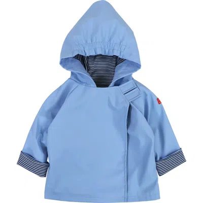 Widgeon Kids'  Favorite Hooded Raincoat In Angel Blue