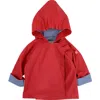 Widgeon Kids'  Favorite Hooded Raincoat In Lollipop Red