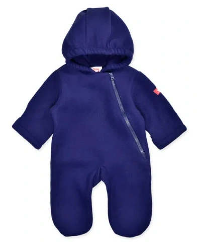 Widgeon Babies'  Fleece Warmplus Water Repellent Polartec® Fleece Bunting In Blue