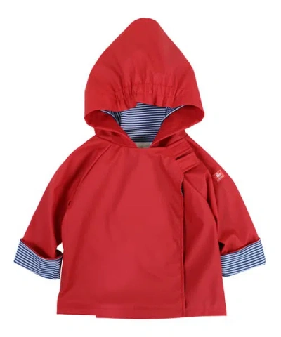 Widgeon Babies'  Fully Lined Favorite Rain Jacket In Red