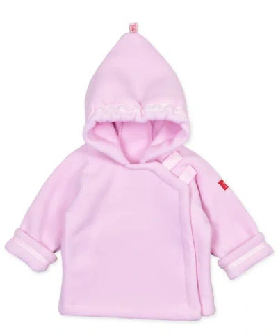 Widgeon Babies'  Warmplus Favorite Water Repellent Polartec® Fleece Dot Ribbon Jacket In Pink