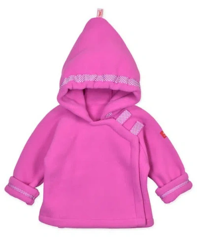 Widgeon Kids'  Warmplus Favorite Water Repellent Polartec® Fleece Dot Ribbon Jacket In Pink