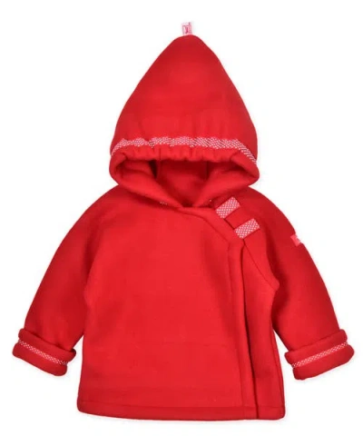 Widgeon Kids'  Warmplus Favorite Water Repellent Polartec® Fleece Dot Ribbon Jacket In Red