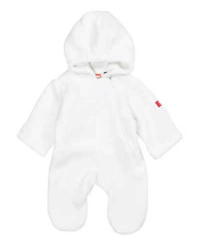 Widgeon Babies'  Warmplus Water Repellent Polartec Fleece Bunting In White