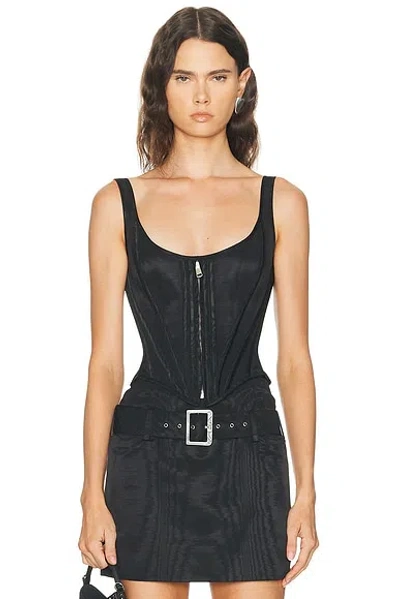 Wiederhoeft Corset Top In Black