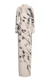 Wiederhoeft Printed Room Maxi Dress In Neutral