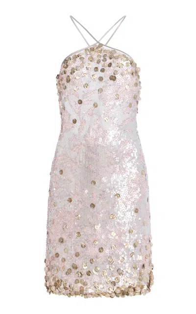 Wiederhoeft Sequined Mini Dress In Multi