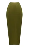 Wiederhoeft Wasp Cotton-silk Midi Skirt