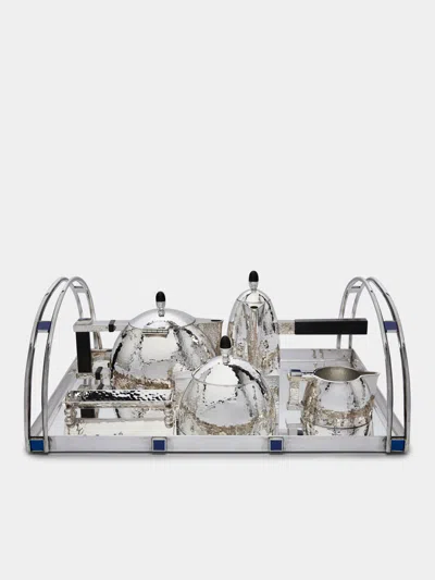 Wiener Silber Manufactur Josef Hoffmann Sterling Silver Coffee Set  Abask Gift Set In Metallic