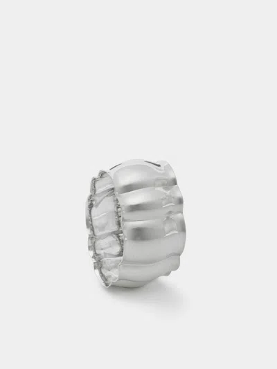 Wiener Silber Manufactur Sterling Silver Napkin Ring  Abask Luxury Gift In Metallic