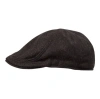 Wigens Classic Pub Cap With Quilted Lining In Brown