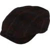 Wigens Contemporary Ivy Cap With Earflap In Burgundy