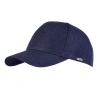 Wigens Hopsack Linen Contemporary Baseball Cap In Navy