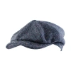 Wigens Magee Classic Donegal Newsboy Cap In Dark Gray