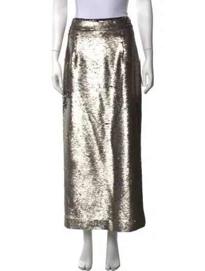 Pre-owned Wiggy Kit Patterned Long Skirt W/ Tags In Multicolor