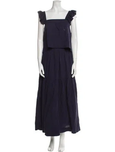 Pre-owned Wiggy Kit Skirt Set In Blue