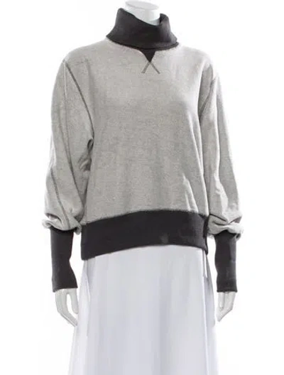 Pre-owned Wiggy Kit Turtleneck Sweater In Grey