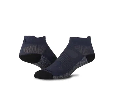 Wigwam Attain Lightweight T-low 2-pack Crew Cut Socks Shoes Graphite: Lg (us Men's Shoe 9-12 - Women's Shoe In Blue