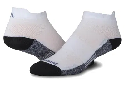 Wigwam Attain Lightweight T-low 2-pack Crew Cut Socks Shoes White: Lg (us Men's Shoe 9-12 - Women's Shoe 10