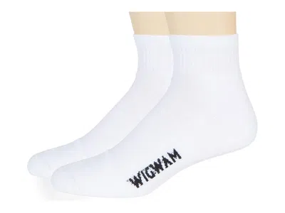 Wigwam Cool Lite Quarter, 2-pack Crew Cut Socks Shoes White: Lg (us Men's Shoe 9-12 - Women's Shoe 10-13)