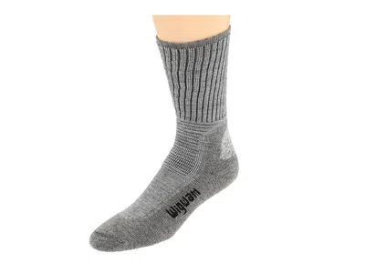 Wigwam Hiking/outdoor Pro Crew Cut Socks Shoes Light Grey Heather: Lg (us Men's Shoe 9-12 - Women's Shoe 10 In Gray