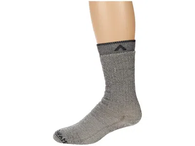 Wigwam Merino Comfort Hiker Crew Cut Socks Shoes Charcoal: Xl (us Men's Shoe 12-15) In Black
