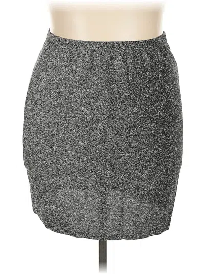 Pre-owned Wila Formal Skirt In Silver
