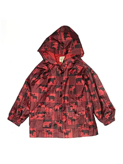 Pre-owned Wild & Cozy Kids' Raincoat In Red