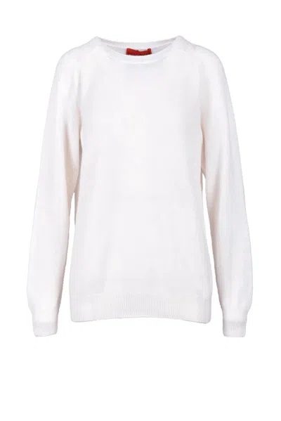 Wild Cashmere 100% Cashmere Sweater - White