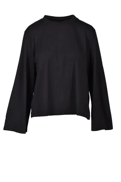 Wild Cashmere Black Crew Neck T-shirt