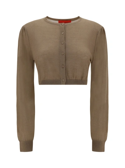 Wild Cashmere Cardigan In Taupe 190