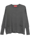 Wild Cashmere Caroline Sweater In Grey