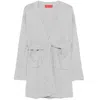 Wild Cashmere Karla Cardi-coat In Gray
