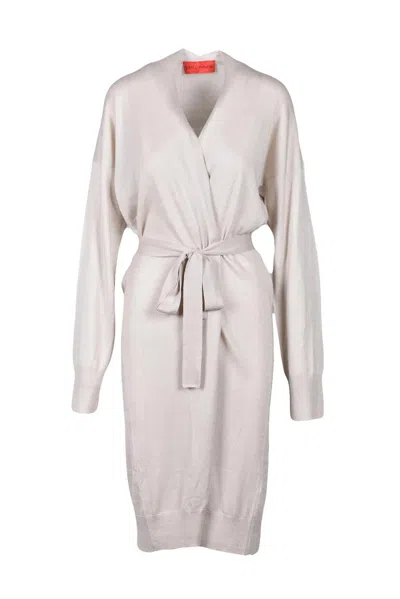 Wild Cashmere Long Cardigan Silk Cashmere - Beige In White