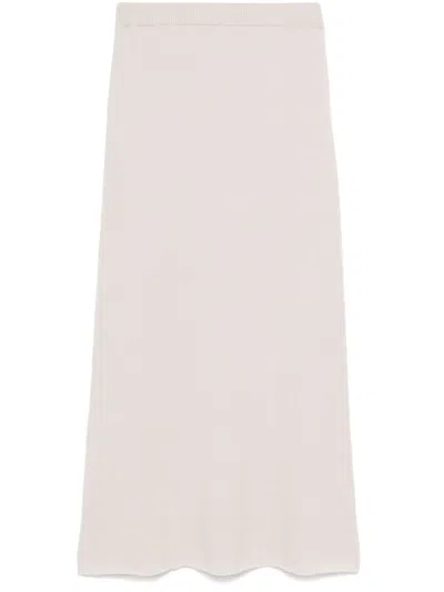 Wild Cashmere Sandy Maxi Skirt In Neutrals