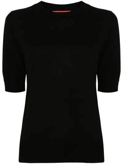 WILD CASHMERE SILK AND CASHMERE BLEND HALF-SLEEVE SWEATER