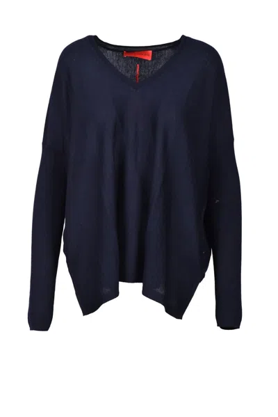 Wild Cashmere Silk And Cashmere Sweater - Midnight Blue