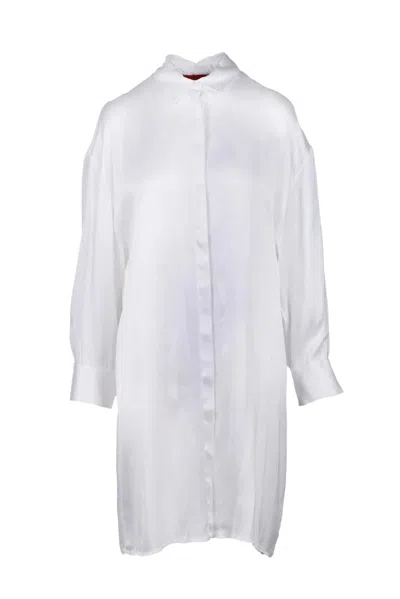 Wild Cashmere Silk Elastane Shirt - White
