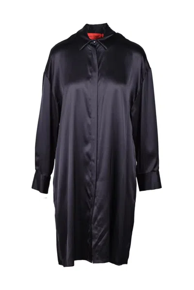 Wild Cashmere Silk Stretch Shirt - Black In Multi