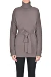 Wild Cashmere Turtleneck Pullover In Gray