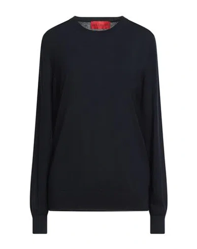 Wild Cashmere Woman Sweater Midnight Blue Size 16 Silk, Cashmere