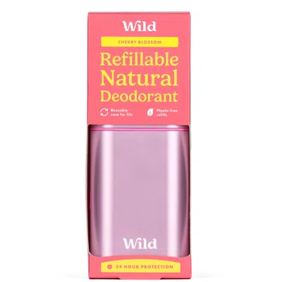 Wild Cherry Blossom Deodorant In Pink Case 40g In White