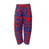 Wild Clouds Women's Pink / Purple / Blue Organic Cotton & Linen Indigo Clouds Balloon Trousers In Pink/purple/blue