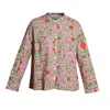Wild Clouds Women's Pink / Purple Organic Cotton & Linen Shirt In Blush Horizon