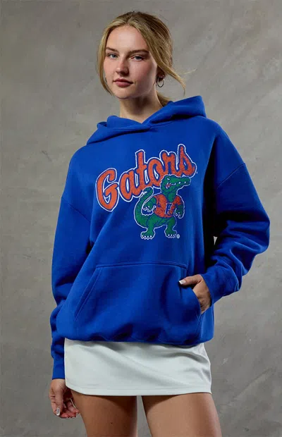 Wild Collective Women's Florida Gators Embroidered Hoodie In Blue