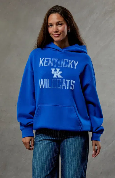 Wild Collective Women's Kentucky Wildcats Hoodie In Blue