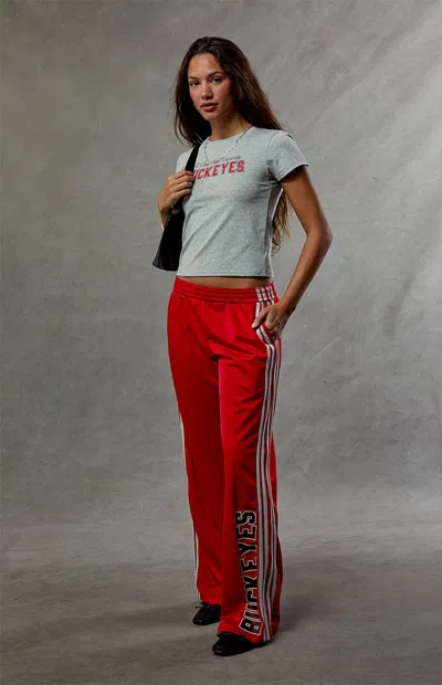 Wild Collective Women's Ohio State Track Pants In Red