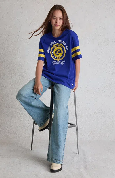 Wild Collective Women's X Nfl La Rams Oversized T-shirt In Blue
